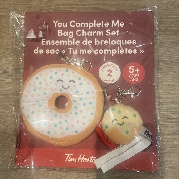 Brand new Tim Hortons You Complete Me Bag Charm - Picture 2 of 3